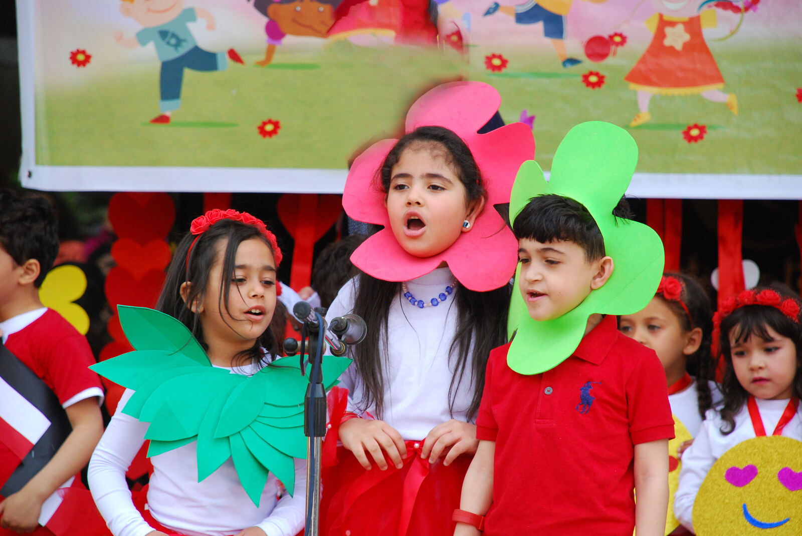 Spring Party flower costumes