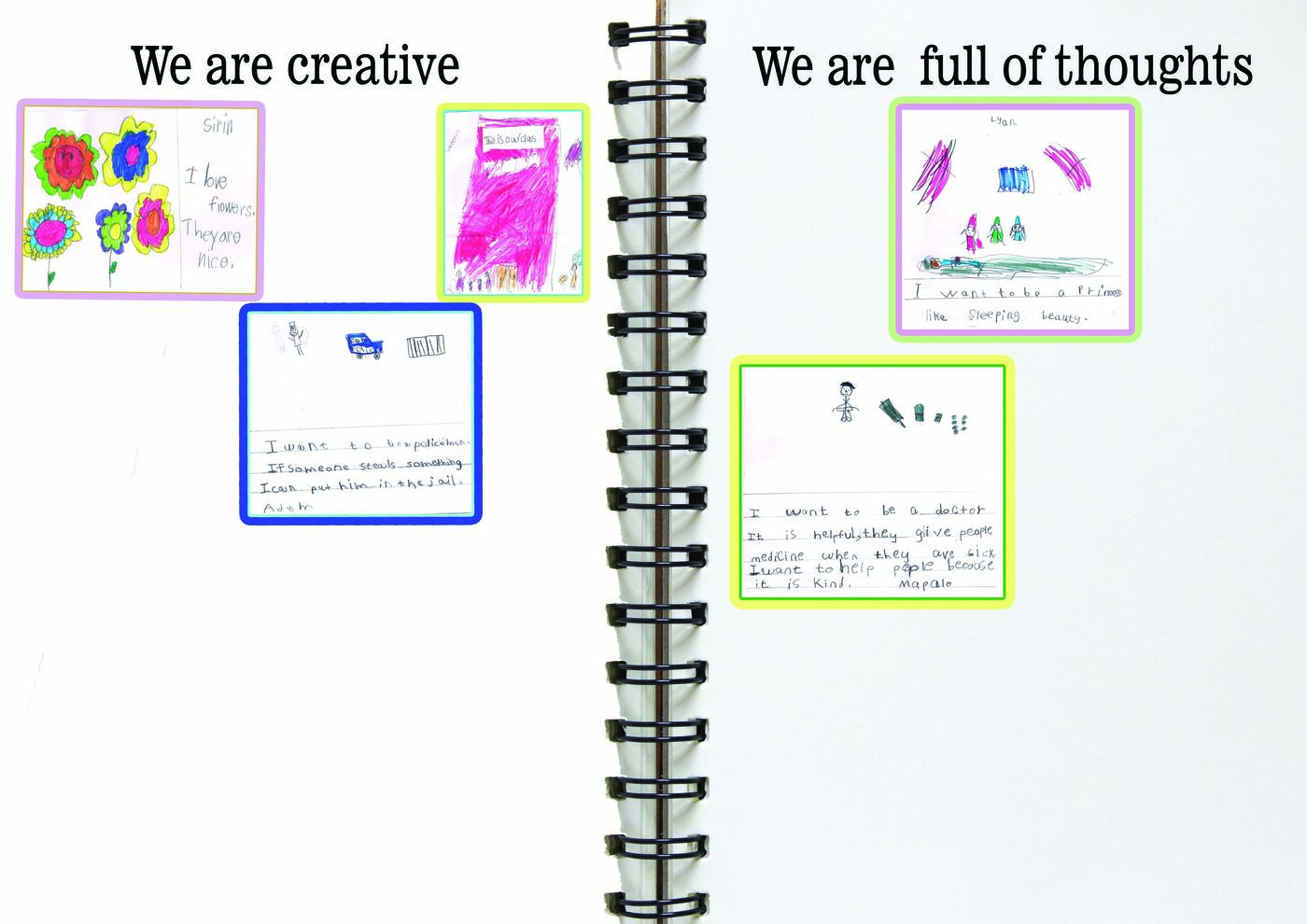 Yearbook page — school trips