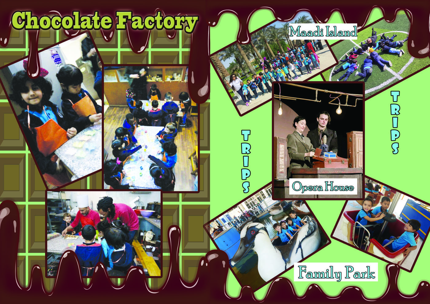 Yearbook page — class moments